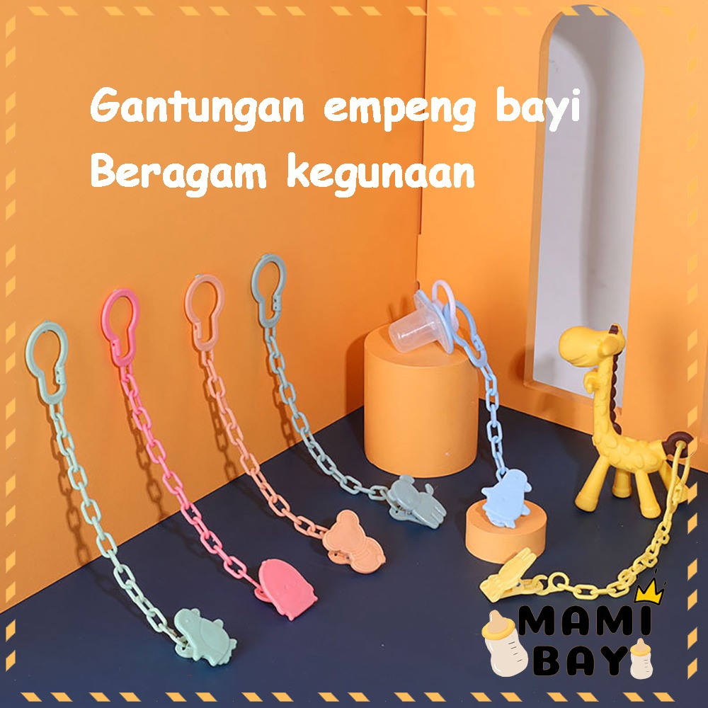 Mamibayi Tali gantungan empeng bayi pacifier clip BPA Free