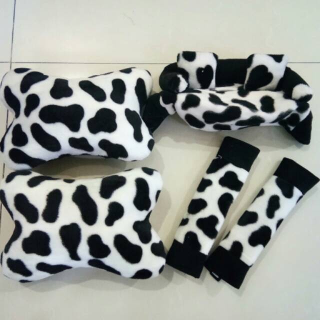 Bantal Mobil 3 in 1 Exclusive Moo Printing