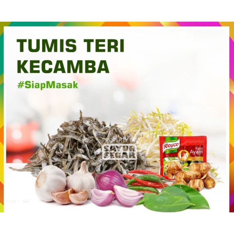 

paket tumis teri jengki toge