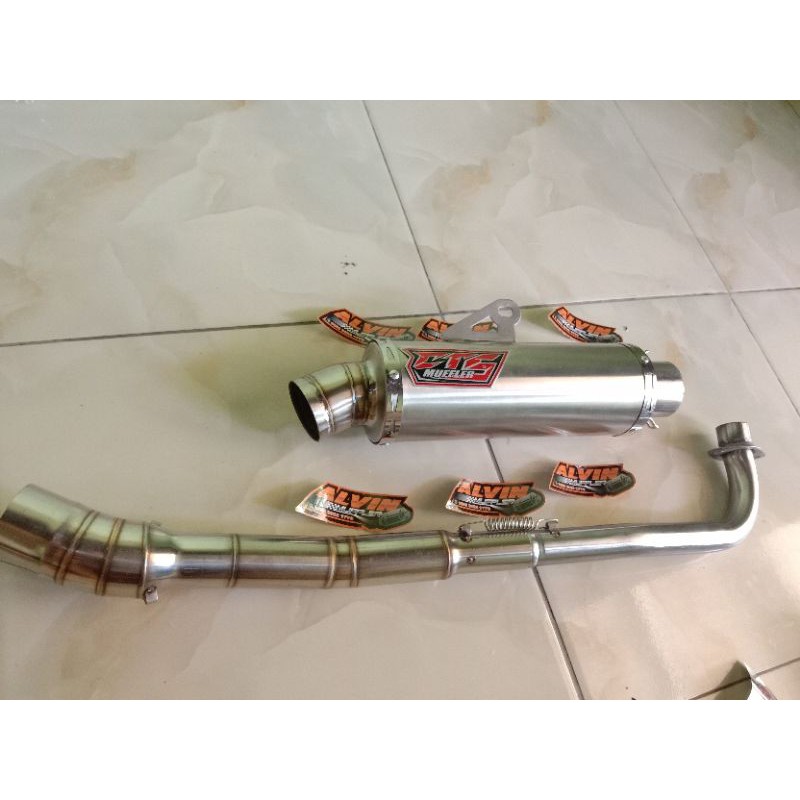 KNALPOT CTS MUFFLER PNP SUPRA VEGA KARISMA GREEN SMASH JUPITER