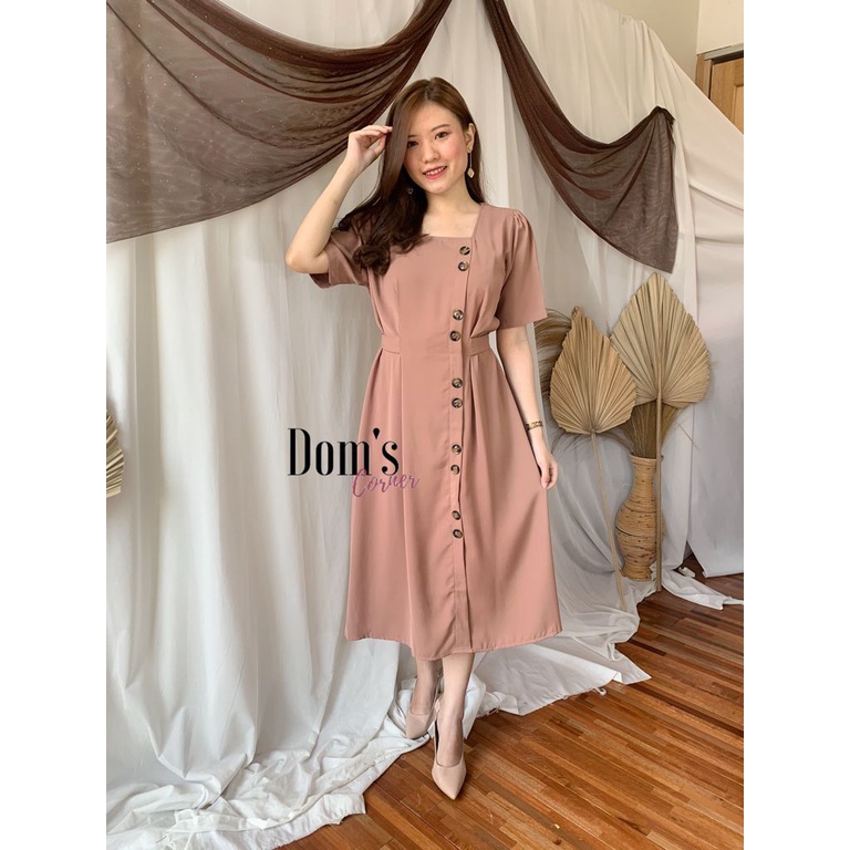 Domscorner-Greysia vintage dress-Choco