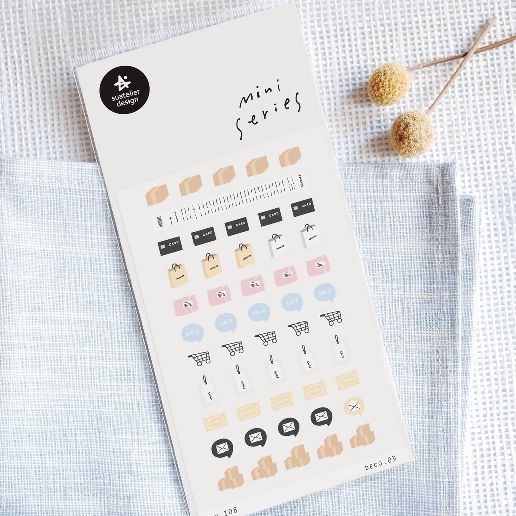 

Suatelier Deco Sticker Mini Series No. 108