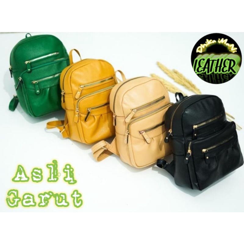 Tas Ransel kulit wanita tas kulit ransel wanita Ranseul kulit wanita asli garut Tas PAPIRUT