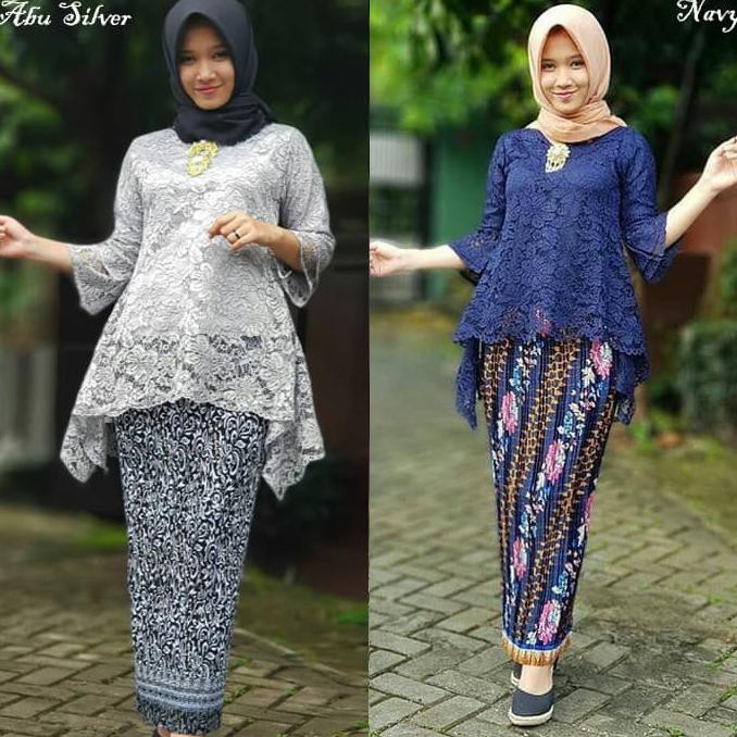 Model Baru Atasan Kebaya Modern Brokat Rinjani Aneka Pilihan Warna Harga Terjangkau