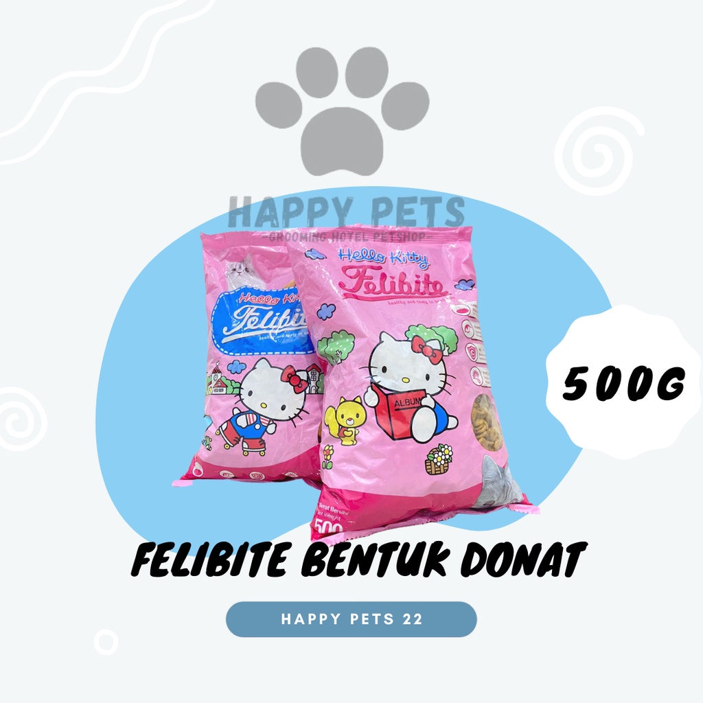 Felibite bentuk donat makanan kucing 500 gr