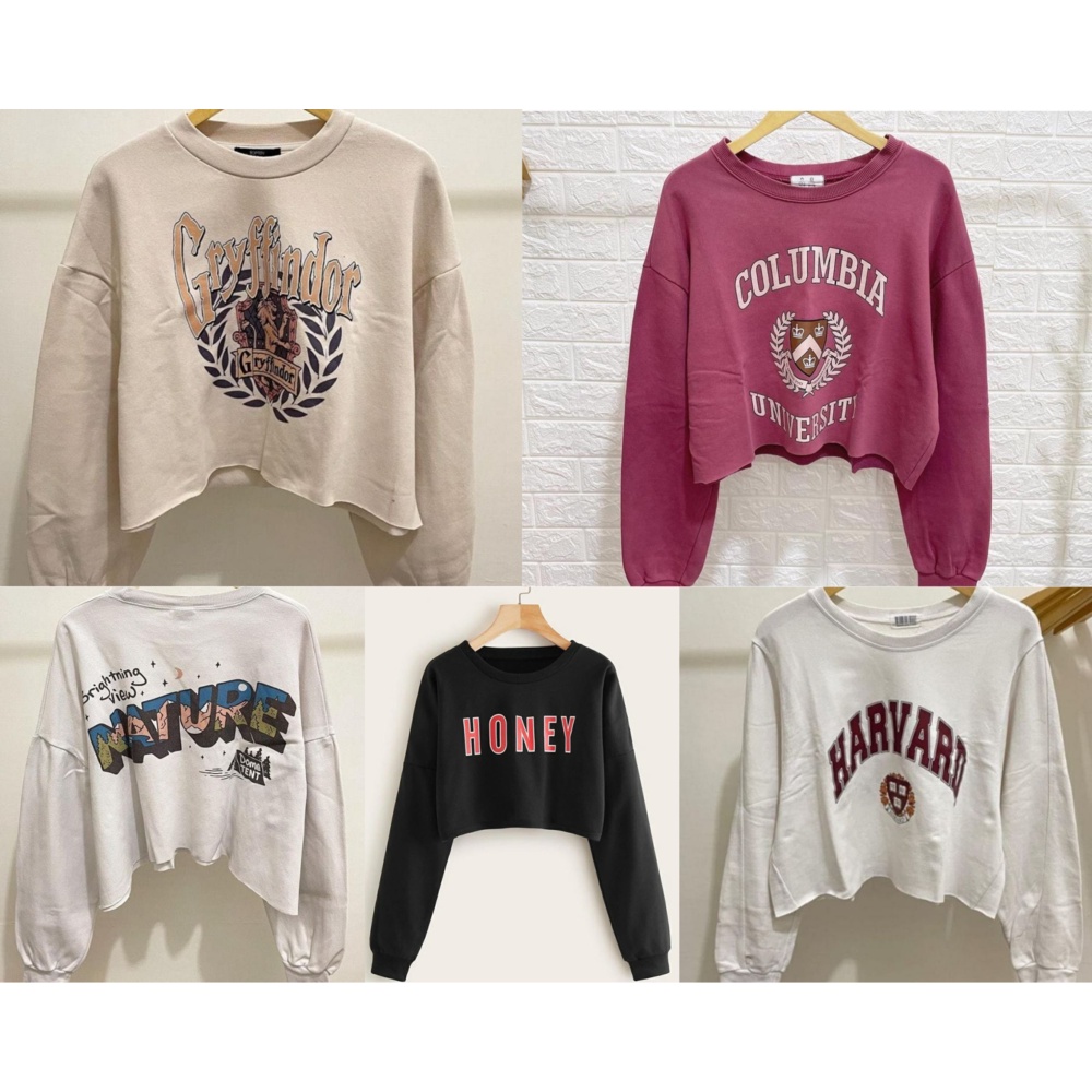 Sweater Wanita Edisi Crop