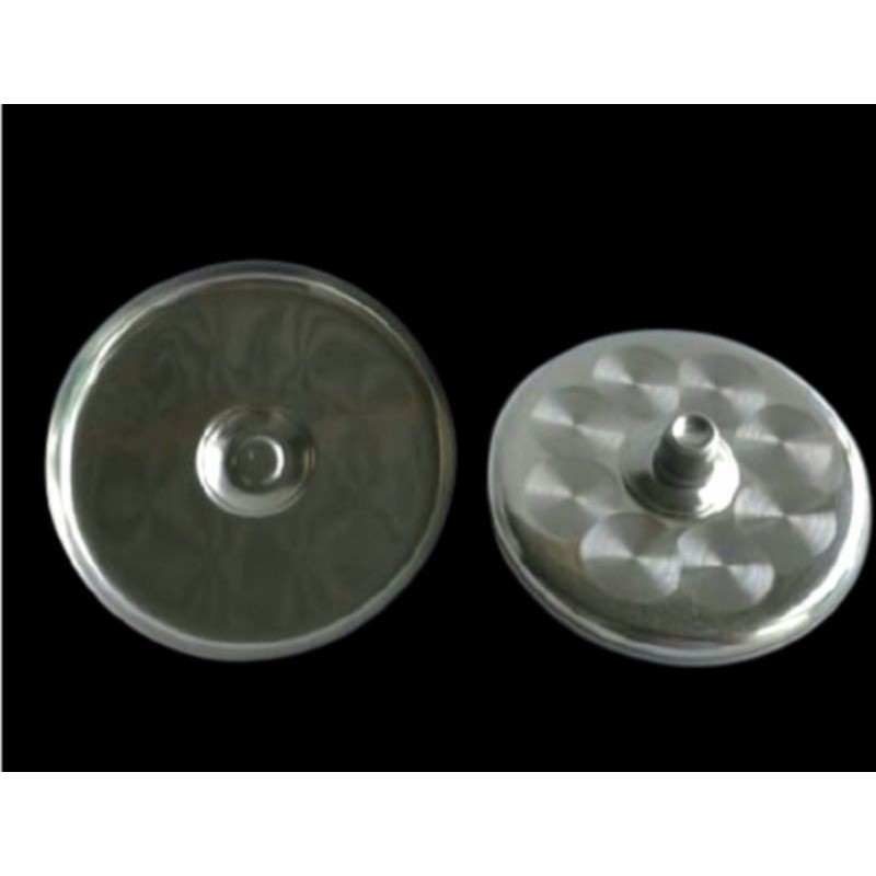 TUTUP GELAS STAINLESS STEEL JUMBO 10 CM / TUTUP GELAS STAINLESS BESAR