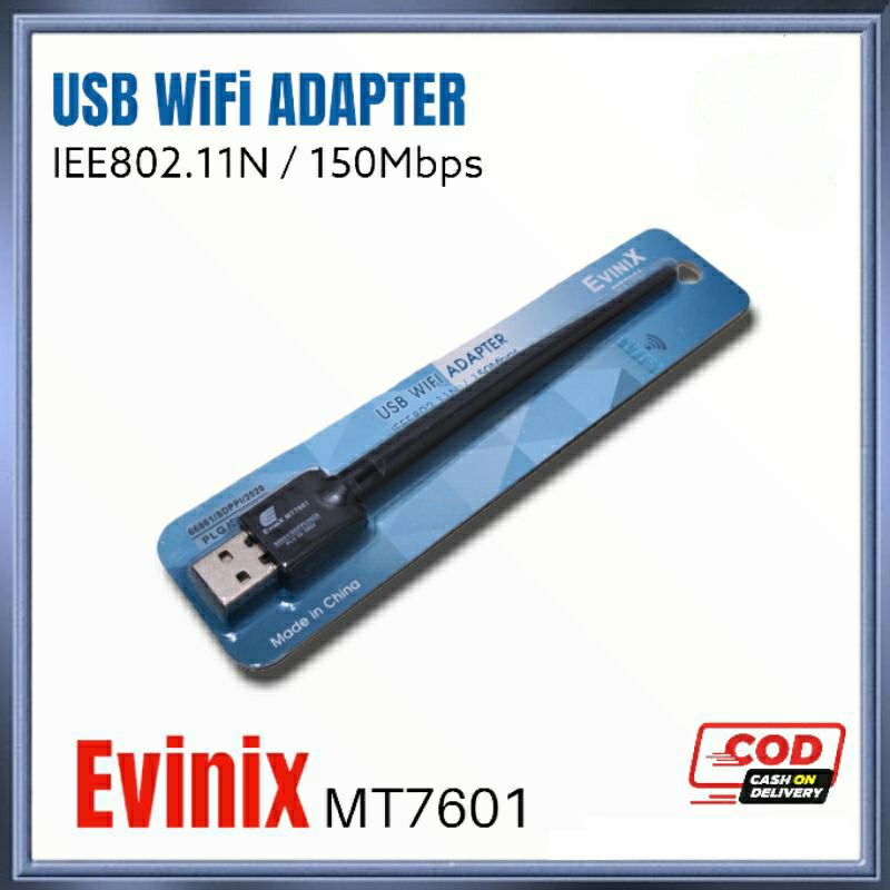 USB DONGLE WIFI WIRELESS ADAPTER MERK EVINIX/ USB DONGLE WIFI SET TOP BOX