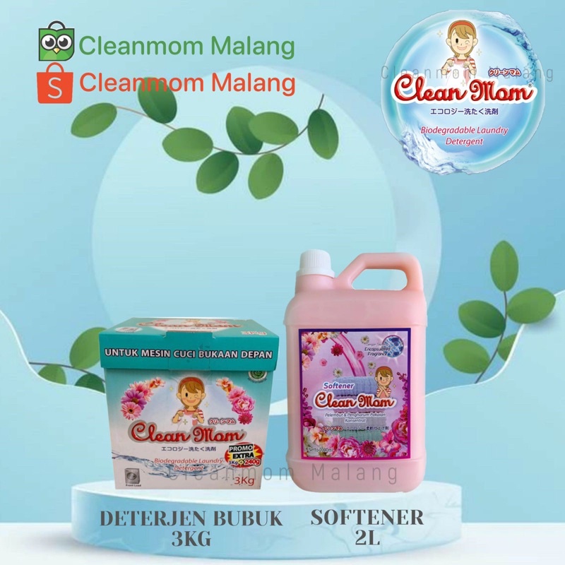 bundle 1 pak detergent front load 3 2 kg   1 jer softner 2 liter