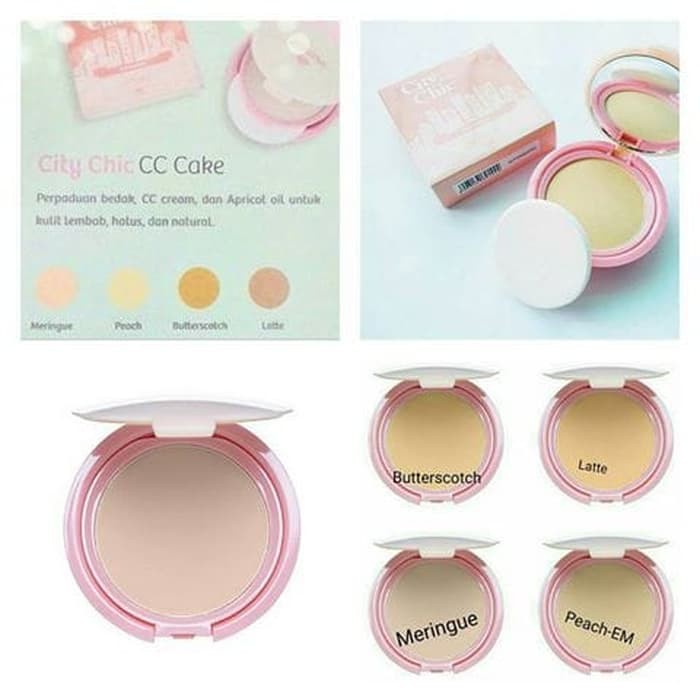 Emina City Chic CC Cake Bedak Padat Emina