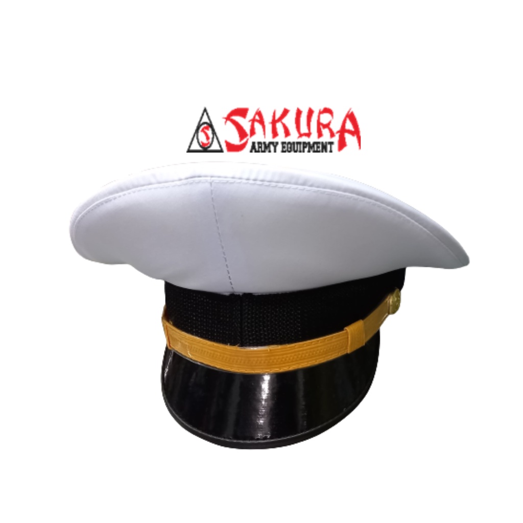 Topi Pet Pelayaran Putih Pet Taruna Pelayaran