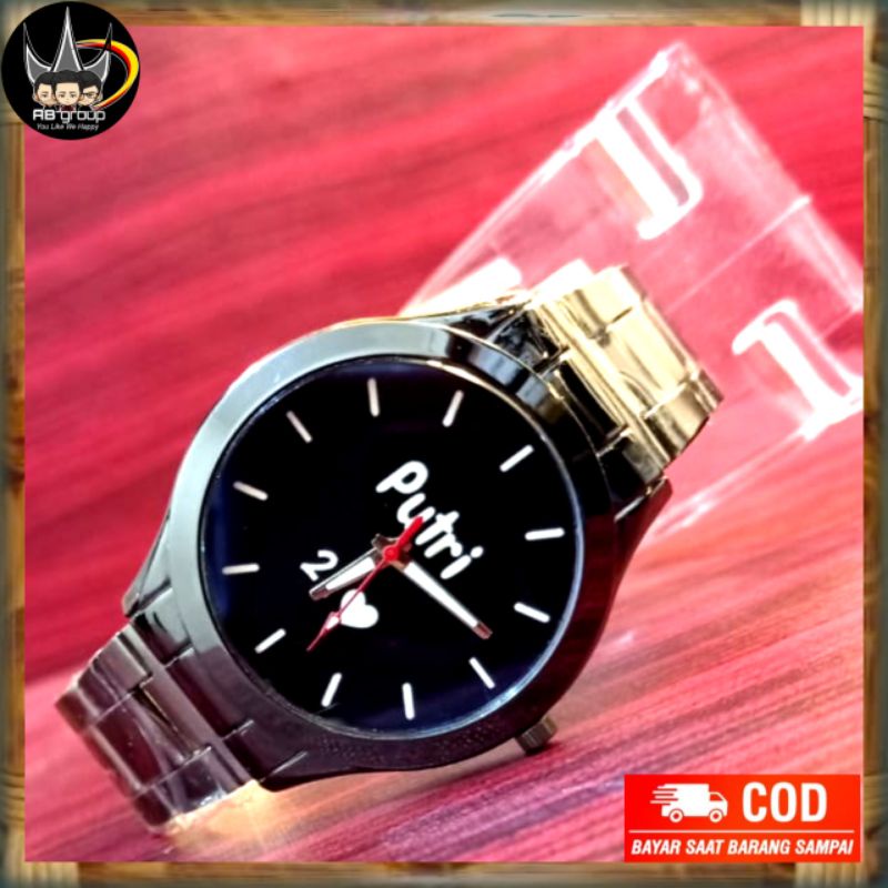JAM TANGAN CUSTOM BISA REQUEST DESAIN BONUS BOX &amp; BATRAI CADANGAN