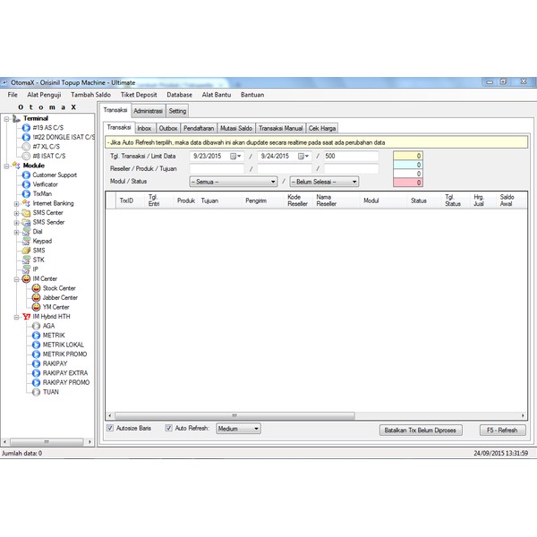 SALE Otomax Ultimate 3.14 + Activator key generator + AddOn SMS End User Terbaru