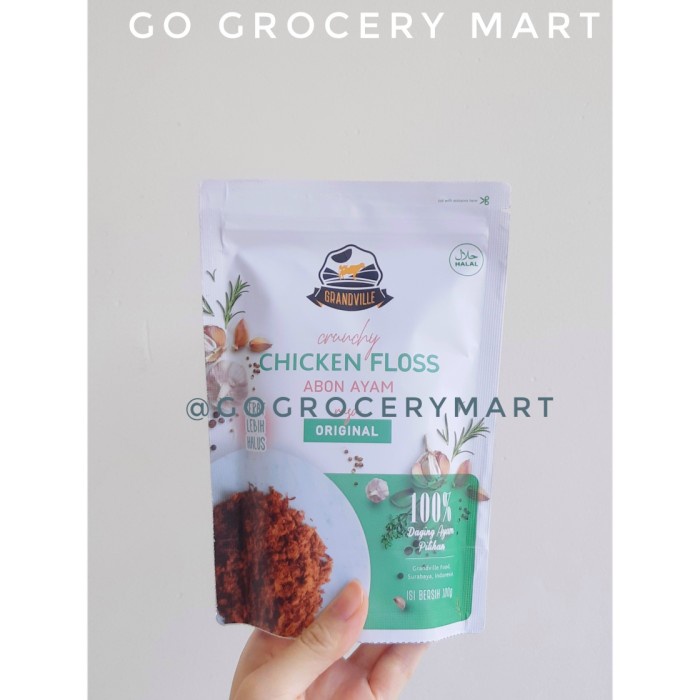 

ABON- PREMIUM GRANDVILLE ABON AYAM CRUNCHY - SPICY -MAKANAN-KERING.