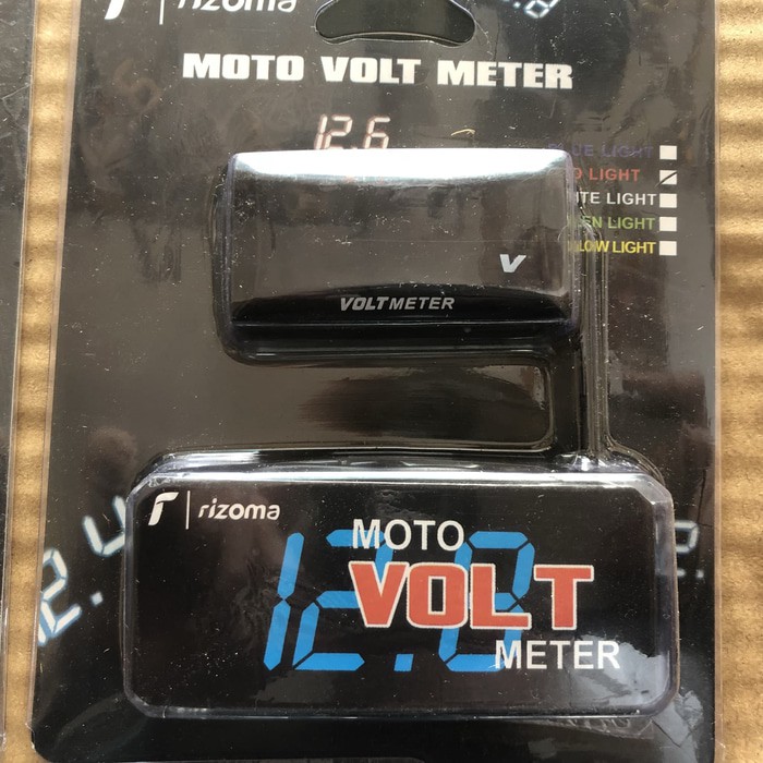 Voltmeter Motor Slim WATERPROFF Model Rizoma