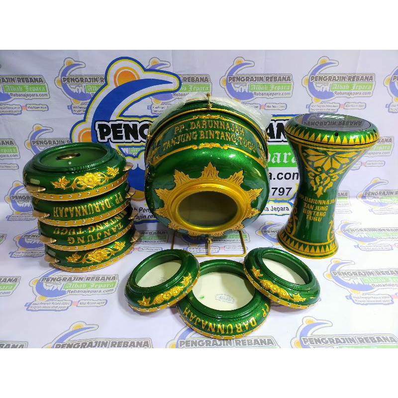 Hadroh ukir jepara, 1 set Hadroh, Hadroh ukir 1 set garansi 4 bulan