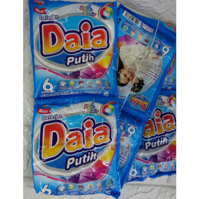 

Daia Putih. Sachet isi 6