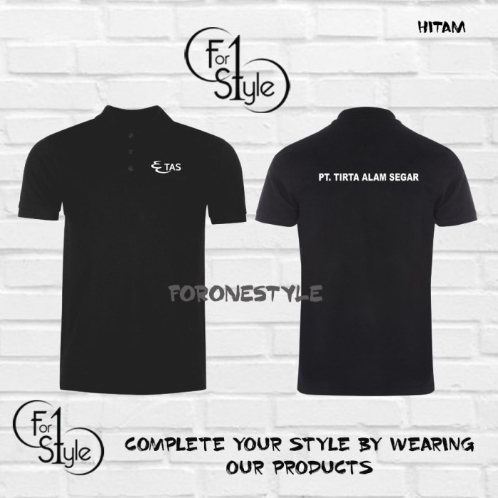 POLO SHIRT PT TIRTA ALAM SEGAR - BAJU KAOS KERAH PT TIRTA ALAM SEGAR - Polo foronestyle