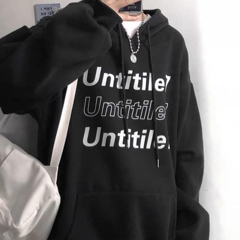 HOODIE UNISEX UNTITILE7 /// JUMPER FLEECE TEBAL HALUS KEKINIAN TERBARU''