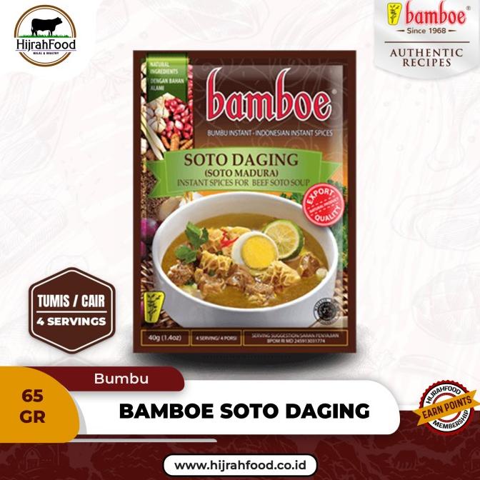 

Bamboe Bumbu Soto Daging Madura | Tumeric Beef Soup Spice Mix (40 g)