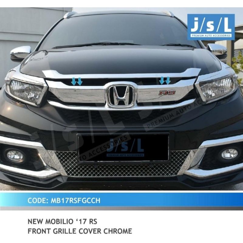 Cover Grill Bumper Depan New Mobilio 2017