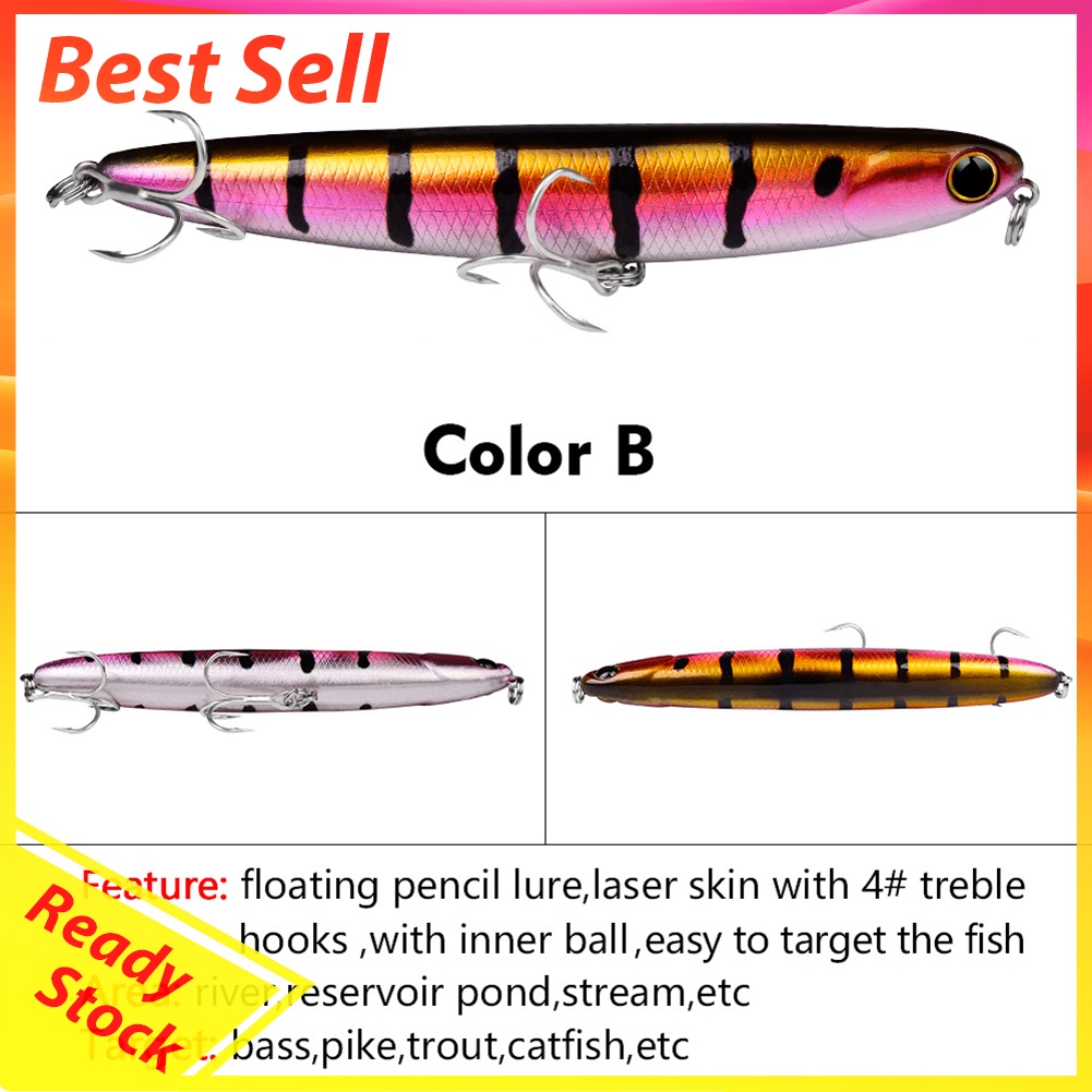 Fishing Lures 11cm/13g Freshwater Floating Sea Bass Artificial Hard Bait