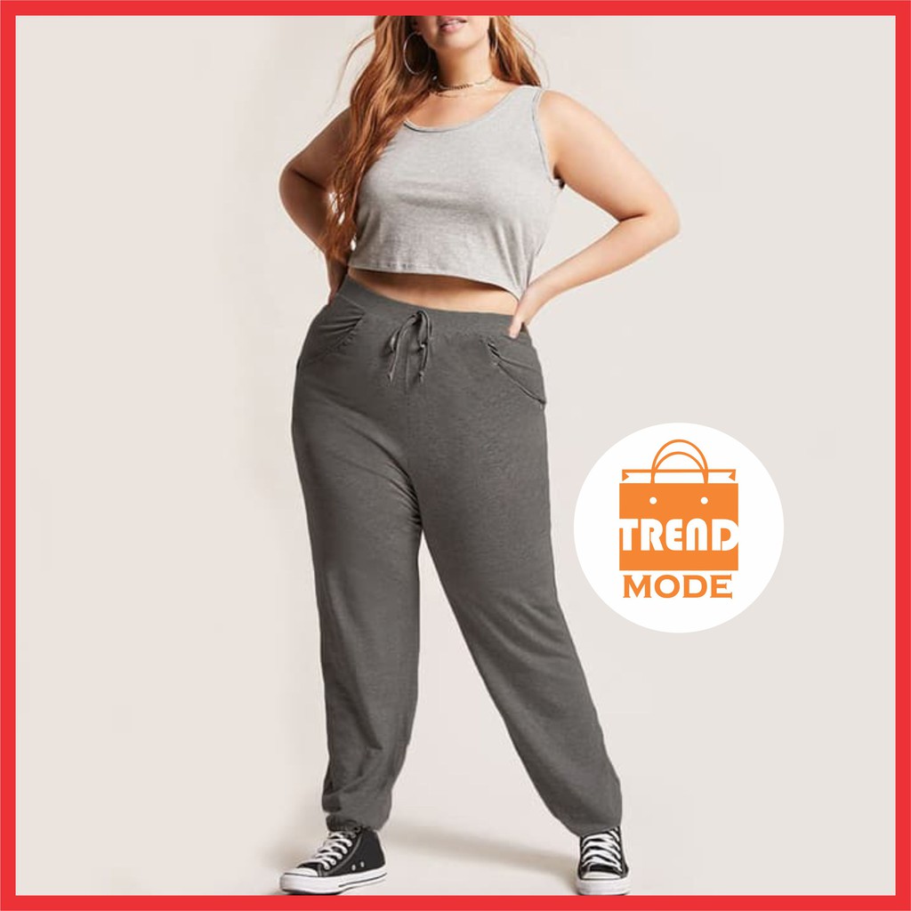 BIG SIZE Jogger Training Wanita Celana Panjang Training BIG SIZE 4L | Felice jumbo | ngeTrend Mod