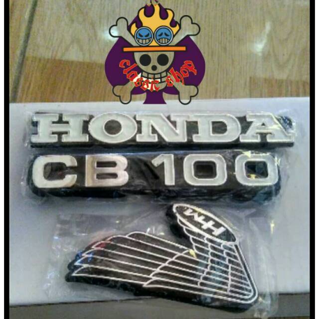 emblem logo CB 100 ori Taiwan set