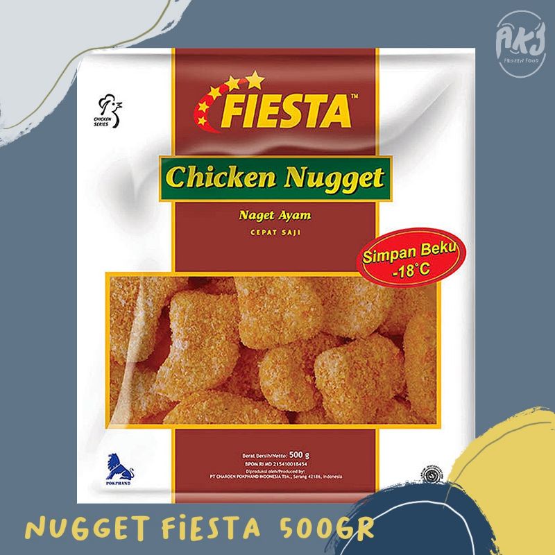 

Fiesta Chicken Nugget Naget 500gr / 400gr