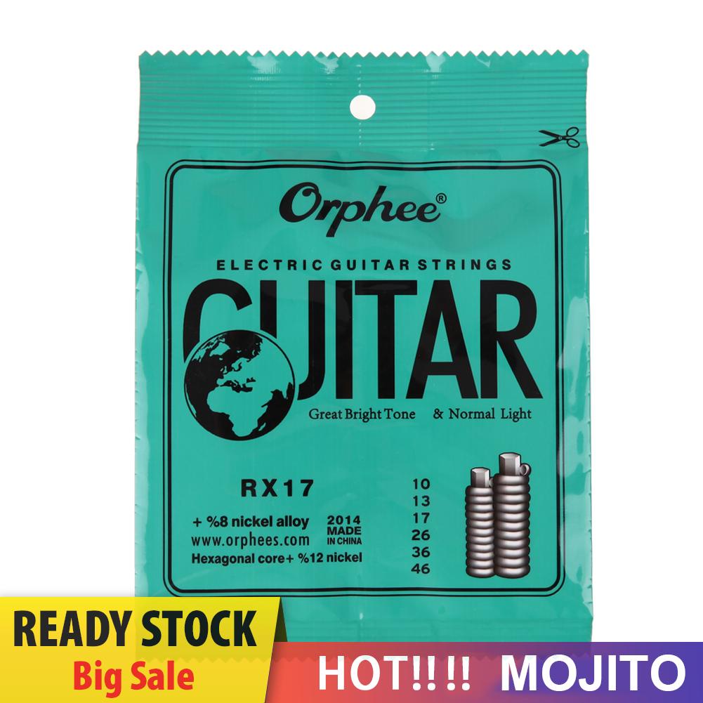 MOJITO Orphee-RX Series Nickel Plated Steel Guitar Strings for Electric Guitars