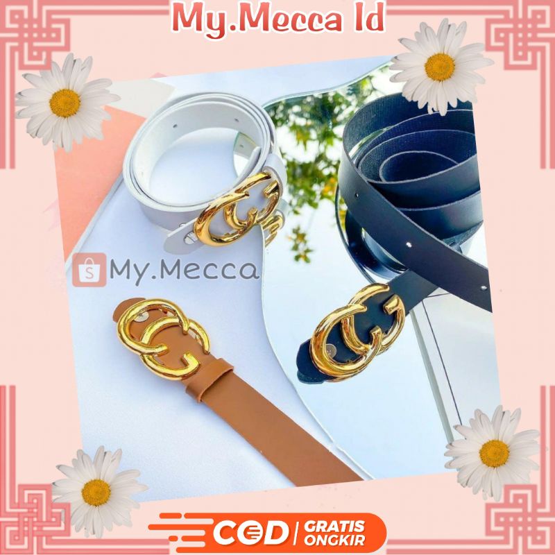 Ikat Pinggang Wanita Logo CG Mini Belt Skinny Gaya Korea Sabuk Dress Kebaya Untuk Remaja Dewasa Kuli