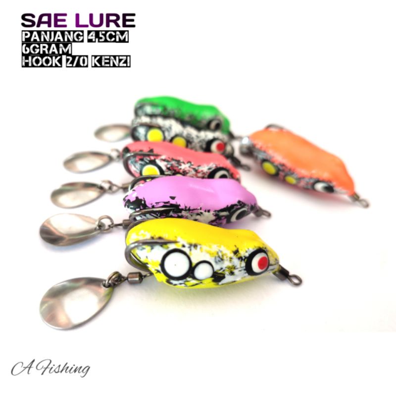 SOFT FROG 4,5CM SAE LURE HOOK 2/0 KENZI