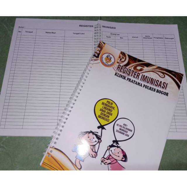 BUKU REGISTER IMUNISASI