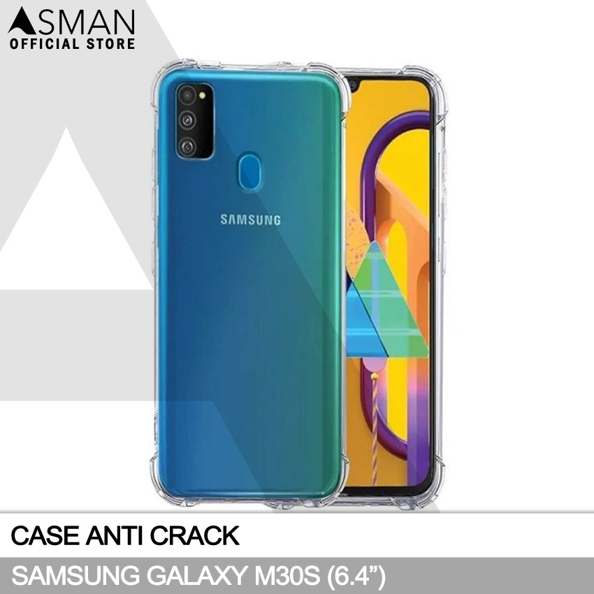 Anti Crack Samsung Galaxy M30s (6.4&quot;) | Softcase Anti Bentur - Clear