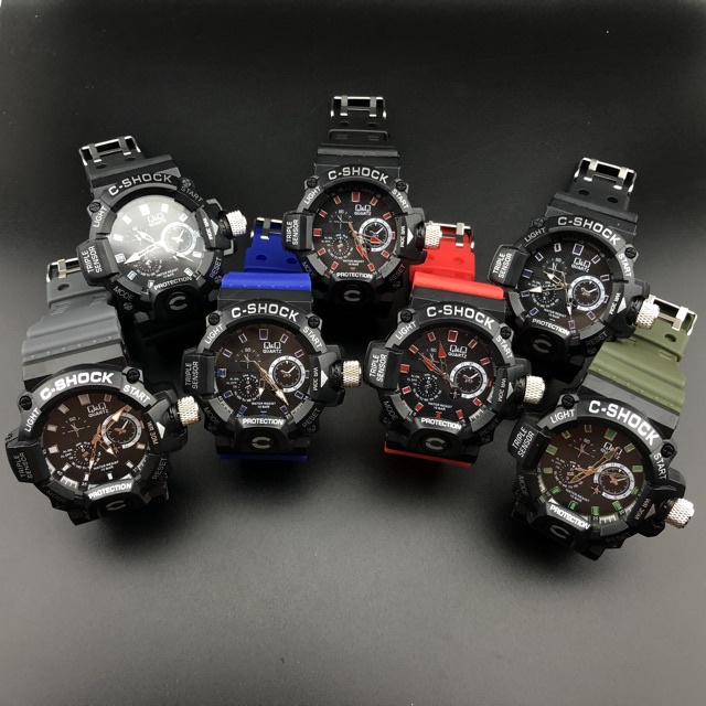 Cod Jam Tangan Pria Sport Jarum Anti Air Jarum Karet Fashion Murah M167