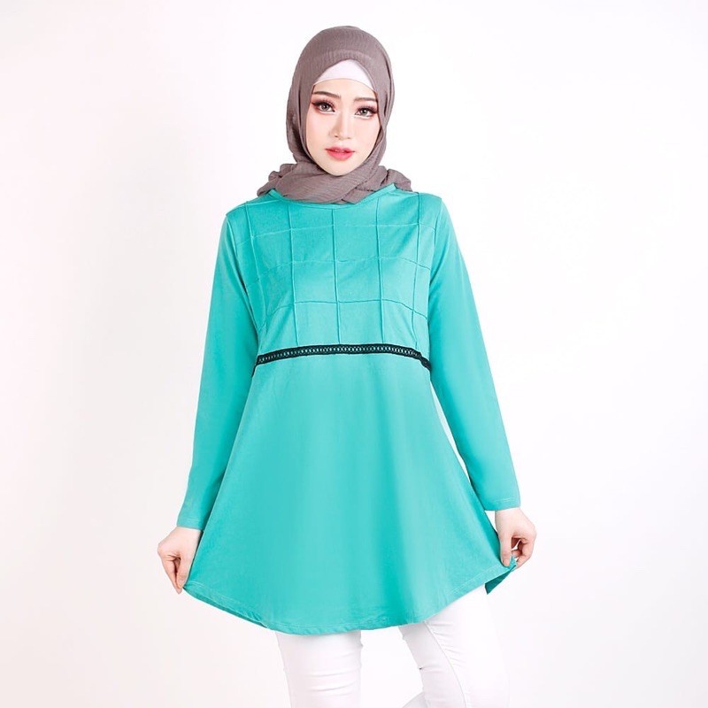 blouse jumbo spandek xl 106pita hitam