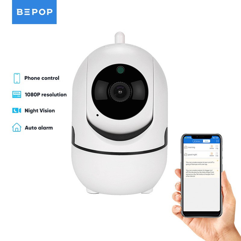 Bepop IP Kamera CCTV Camera HD 1080P Wireless Wifi APP Control