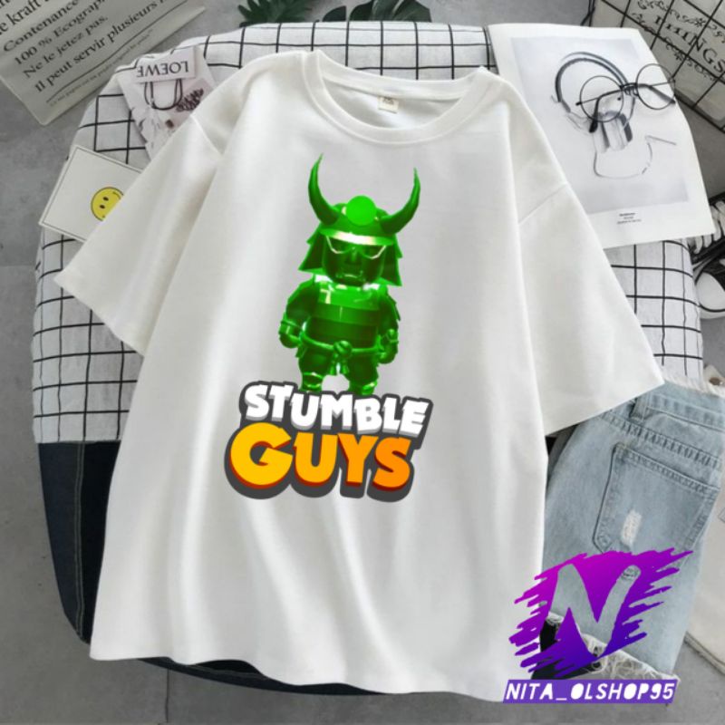 kaos anak stumble guys baju anak stumble guys skin spesial