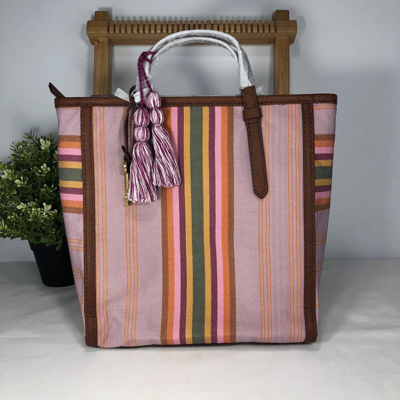 Tas Fossill Camilla Backpack Stripe orignal