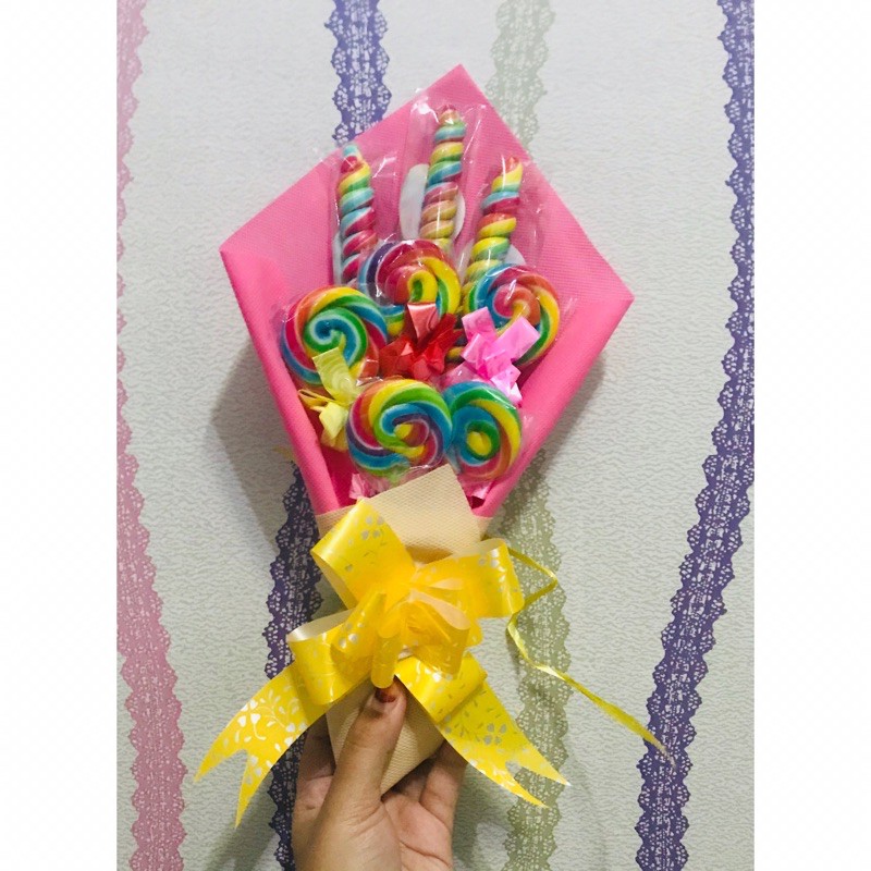 

Buket lolipop ready