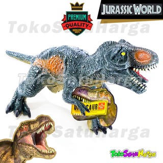 Dinosaur Trex Hitam Jumbo Besar  Dengan Suara Mainan  