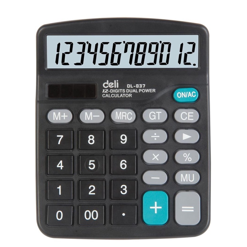 

deli kalkulator calculator dagang 837