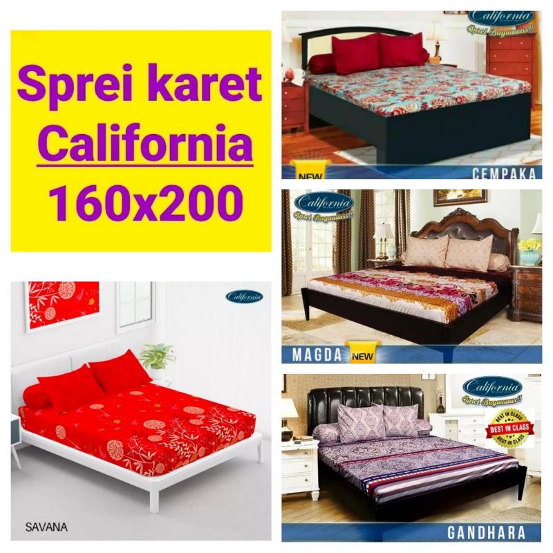 sprei california 160x200