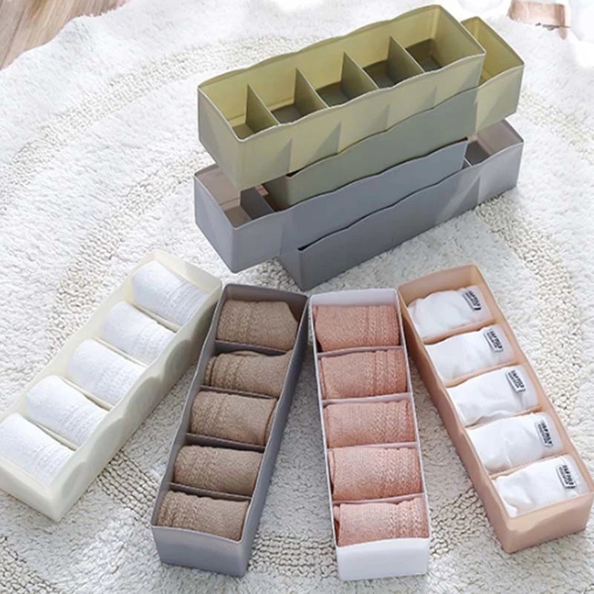 Storage underwear,kaus kaki 5 sekat/Storage serbaguna buat laci,meja dll