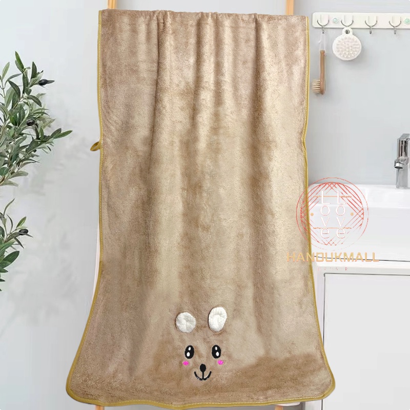 Handukmall / handuk mandi handuk bayi  / handuk Lembut Murah Berdaya Serap Tinggi handuk 50 x 100cm Motif Telinga