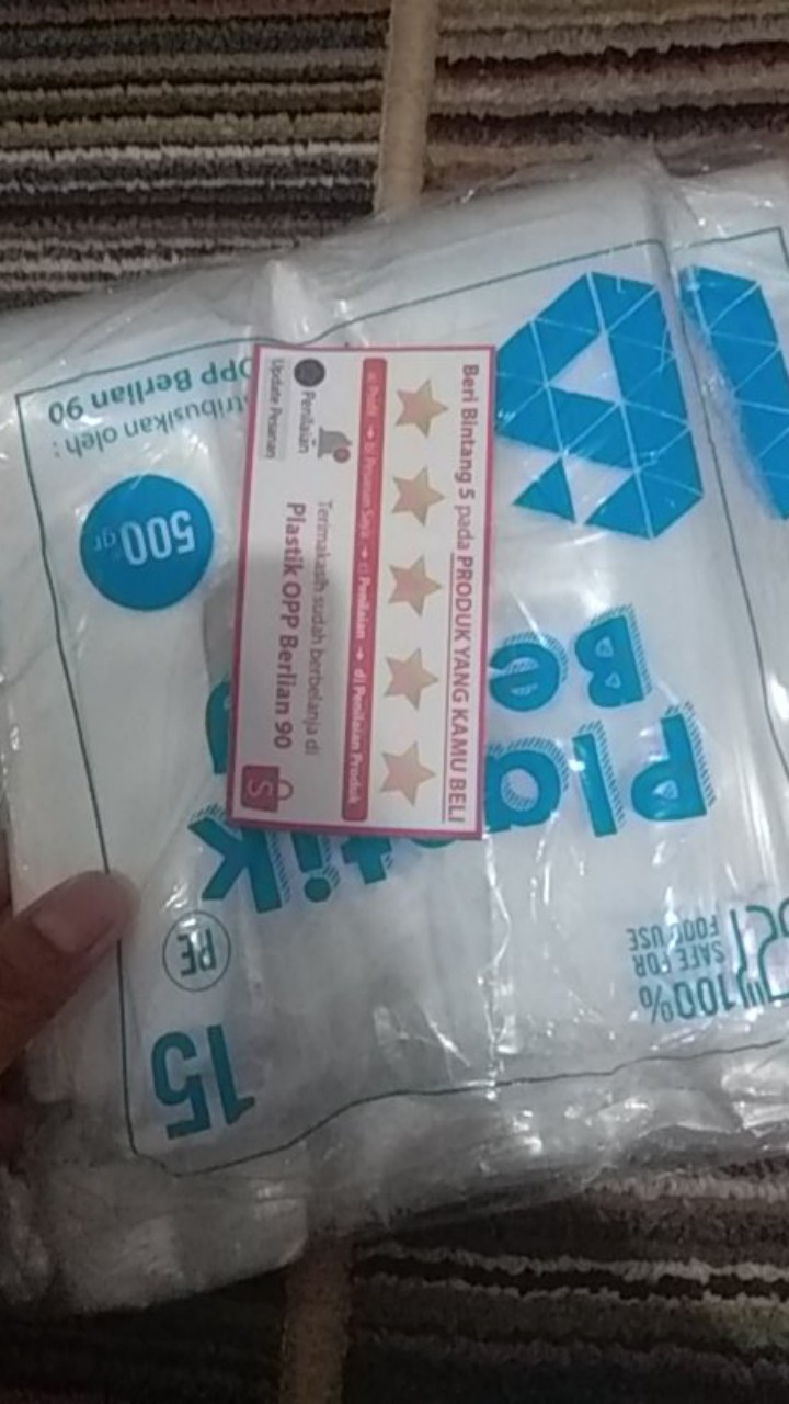 Kantong Plastik Bening Uk 24 / Kantong Plastik Pe Bening 500 Gr / Kantong Plastik Transparan