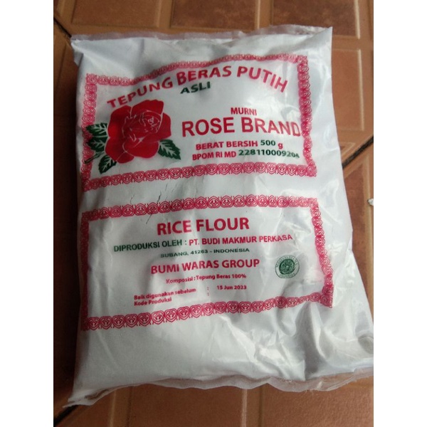 

Tepung beras Rose brand 500gr
