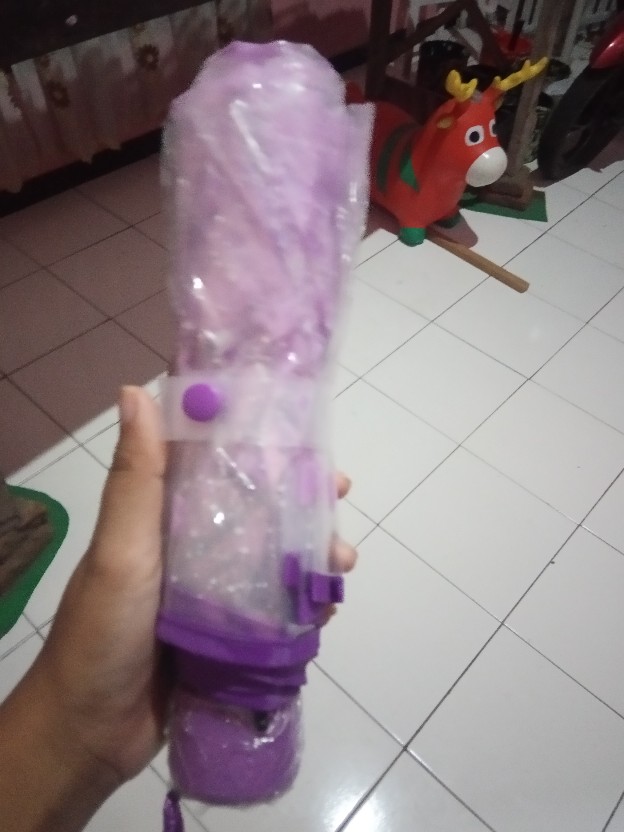 Ra 11 Payung Lipat Transparan Motif Bunga Sakura