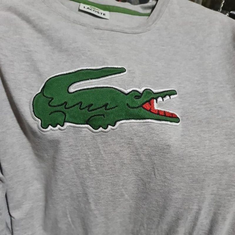 kaos lacoste big logo