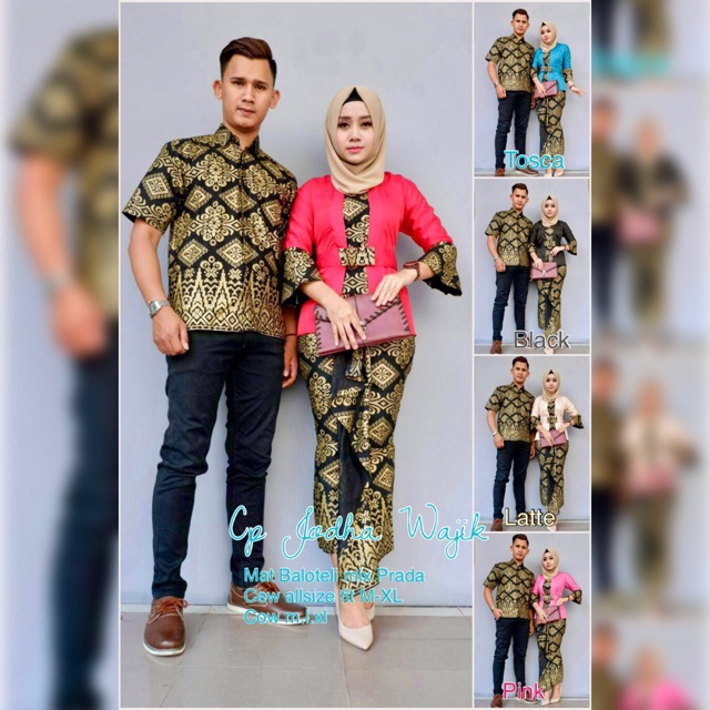 BATIK JODHA WAJIK COUPLE MODERN SARIMBIT BALOTELI PRADA SABUK BUSUI SOLO LILIT